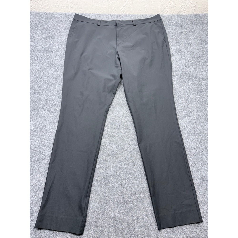 G/FORE Mens Black Performance Golf Pants Tapered Fit 40/34 Stretch - Picture 2 of 9